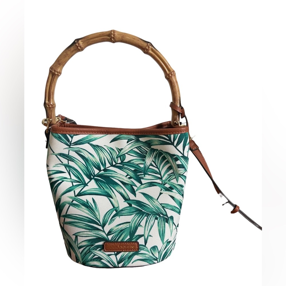 ENZO ANGIOLINI BAMBOO HANDBAG